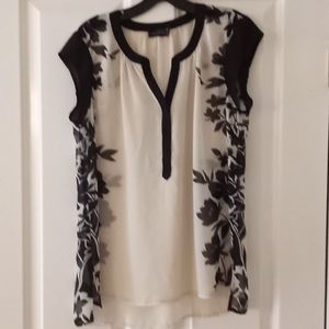 The Limited sheer floral blouse sz. L